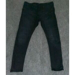 G Star Raw D-Staq 3D Super Slim Black Mens Denim Cotton/Elastane Pants 34X32